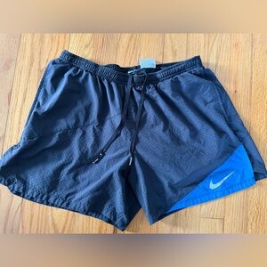 Nike Women’s Black and Blue Running Shorts